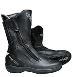 Daytona Boots Motorradschuhe, Motorradstiefel lang Road Star Gore-TEX Stiefel schwarz schmale Passform 49, Unisex, Tourer, Ganzjährig, Leder