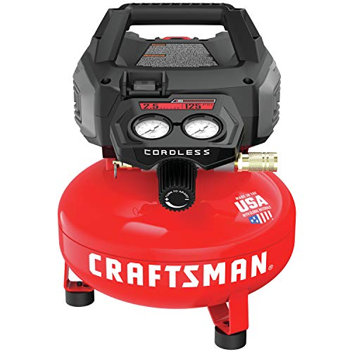 Craftsman V20 Compressor, Cordless, 2.5-Gallon, 125 Psi (Cmcc2520M1) #TOP2