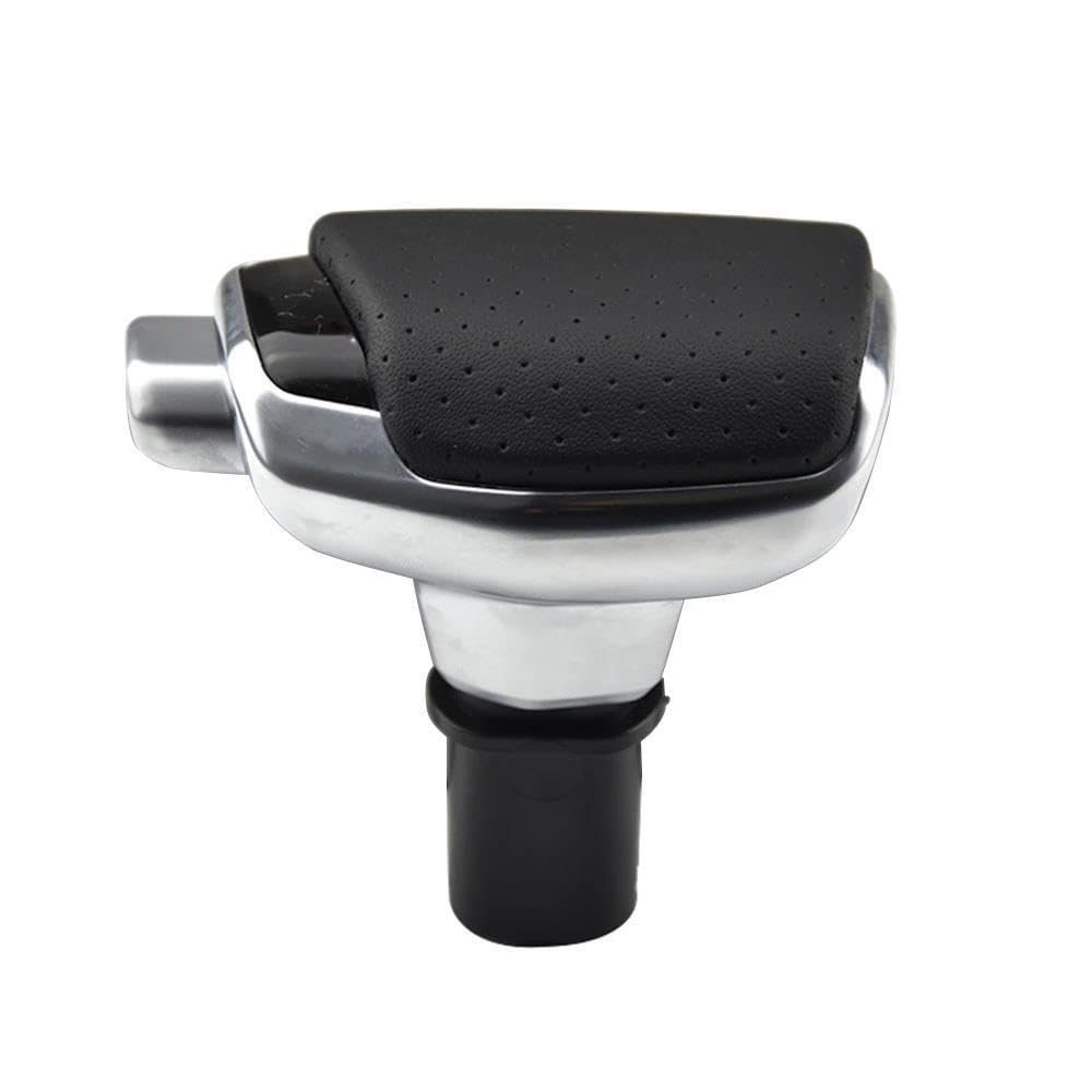 Hyasdbwe Black With Hole Leather Automatic Stick Gear Shift Knob Lever Handball For Hyundai Ix35 Ix25 For Mistra For Tucson For Kia For Sportage R K4 K3 Gear Shifter Parts(Black With Hole)