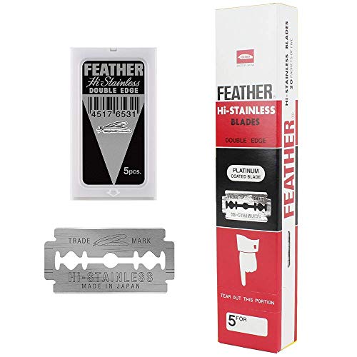 Razors 100 count for men has a double edge razor blade with a smooth and comfortable feather razor, our razor for men.