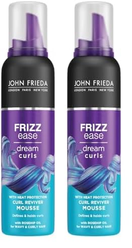 John Frieda Frizz-Ease Espuma Rizos Revitalizados 200 Ml (Paquete de 2)