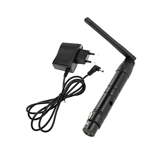 Lixada 2.4G ISM DMX512 Wireless Femmina XLR