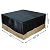 ProHome Direct Heavy Duty 40Inch Square Fire Pit Cover, UV and Water Resistant, 40"Lx40"Wx28"H,Black/Beige
