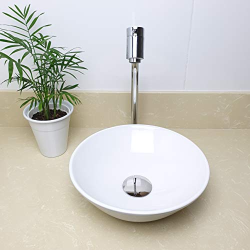 CUBA APOIO PEQUENA LOUCA BRANCA REDONDA 29CM