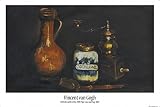 1art1 Vincent Van Gogh Poster Stillleben Mit Bartmannkrug, Kaffeemühle Und Pfeifenetui, 1884 Plakat | Bild 91x61 cm