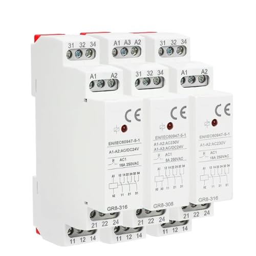 Relais 1SPDT 2SPDT 3SPDT GR8 micro-relais de commutation pour armoire électrique industrielle