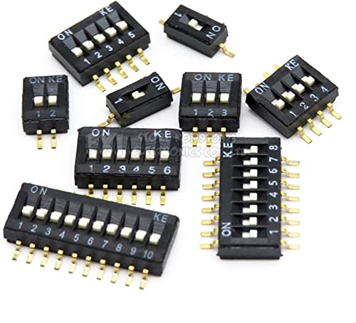 Interrupteur CMS 1.27mm à encliquetage précis pour un paramétrage matériel fiable