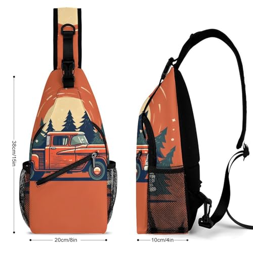 Bolso bandolera casual para hombro y pecho deportivo miniatura 2
