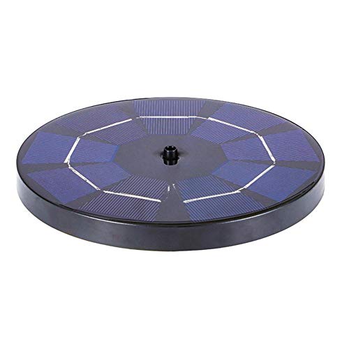 Bloomma 1.0W Solar Fountain Pump, Solar Water Pump for Bird Bath, Fish Tank, Pond or Garden Decoration Solar Aerator Pump Free Standing Solar Panel Kit Water Fountain for Garden, Pond, Pool