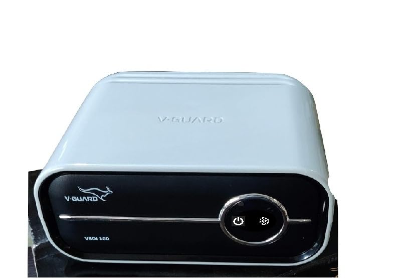 Image of V-Guard VGS 100 Voltage Stabilizer for Refrigerators, 135-280 VAC Working Range, 5 Year Warranty, Grey