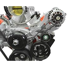 ICT Billet LS Truck SUV Driver Side Alternator/Power Steering Pump Bracket Compatible with 1999-2014 Silverado Sierra Yukon Tahoe Express Suburban 1500 2500 3500 551519X-3