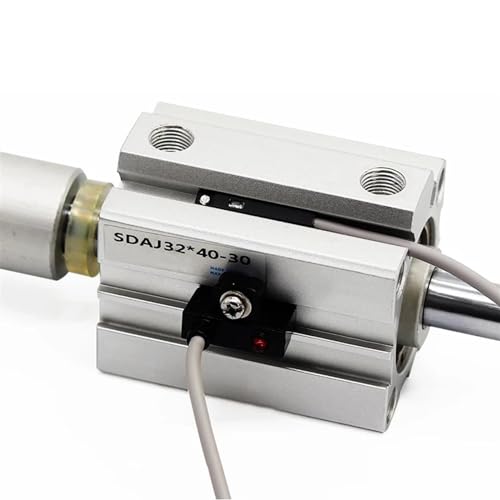Cylindre pneumatique compact SDAJ32 avec butée mécanique réglable