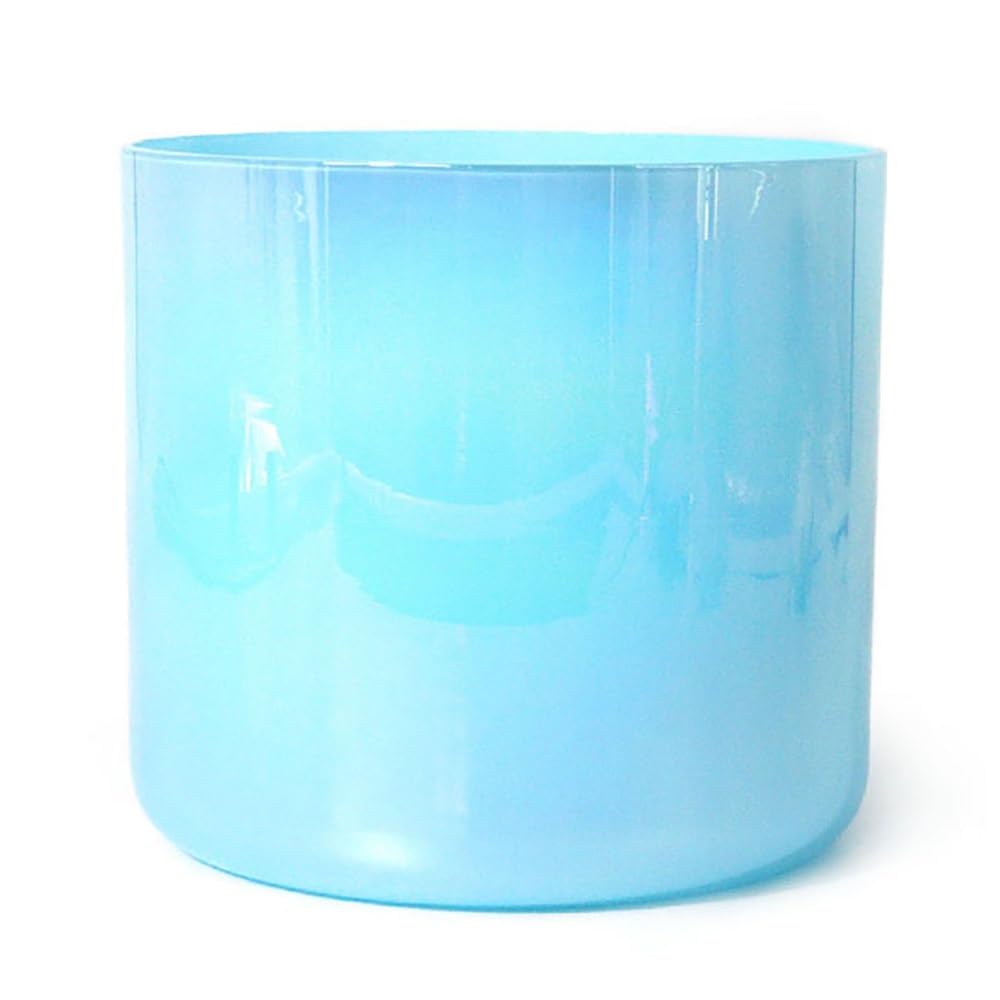 SBCGFY Blue Alchemist Crystal Singing Bowl, Quartz Singing Bowl, Handmade, Meditation Props, Relieve Fatigue Anxiety, For Beginners And Professionals,