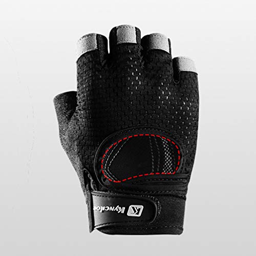 CLISPEED Luvas de ciclismo masculinas para ciclismo de montanha com almofada de silicone para absorç