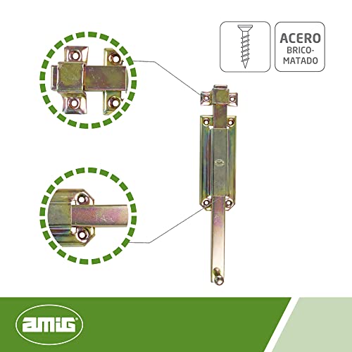 Amig - Overlap Pin for Doors Mod.300, Bichromate, 50mm x 200mm - Image 2