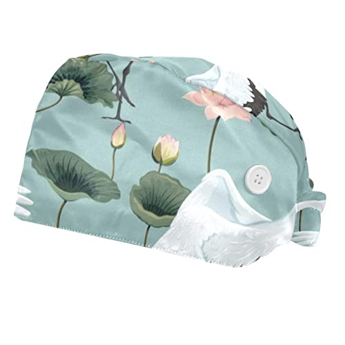 Chapeaux bouffants style japonais JDEZ pour cuisiniers et professionnels du soin