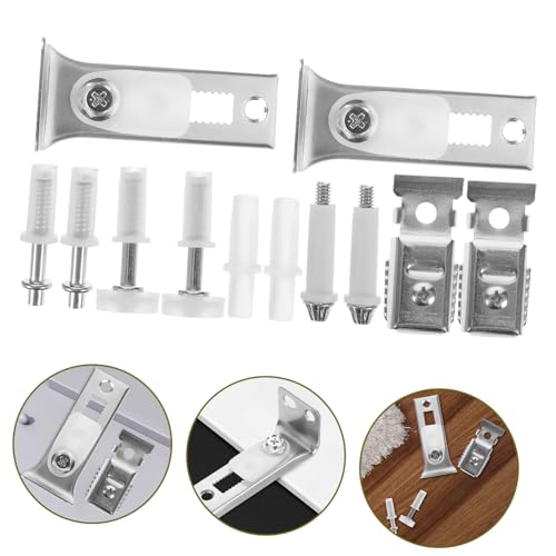 Kit de herrajes para puertas correderas y plegables WOONEKY de acero inoxidable, 12 piezas miniatura 5