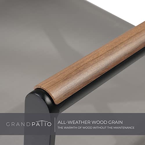 Grand Patio Outdoor & Indoor Aluminum Mesh Folding Directors Chair Folding Camping Chair Hunting Chair Easy Carry For Garden Pool, Les Vans Grey #TOP3