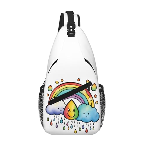 Sac à bandoulière arc-en-ciel pour voyager avec le sourire et légèreté
