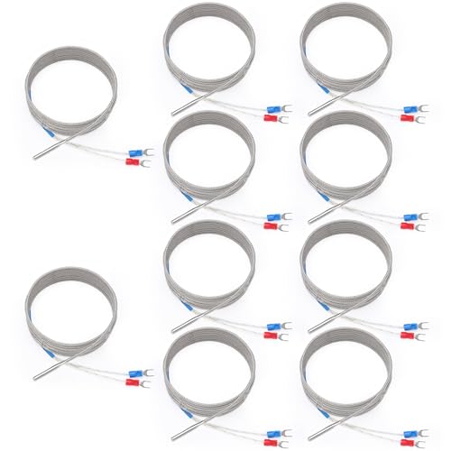Sonde thermocouple de type K DROK en métal pour contrôleur de température PID