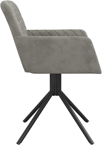 Miniatura 5 de Sillas de comedor giratorias, sillas modernas, silla de reunión, silla de café con reposabrazos, adecuadas para comedor, sala de estar, dormitorio,