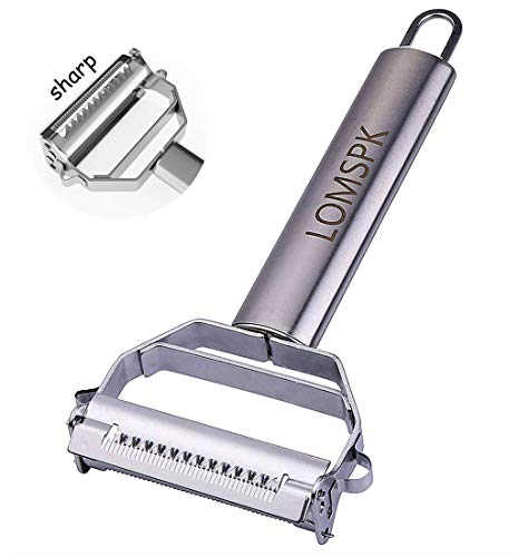 Julienne Peeler Vegetable Peeler, Potato Peeler Slicer Stainless Steel Peeler for Fruits
