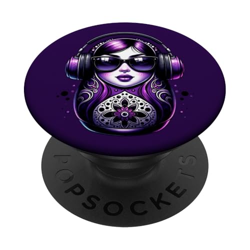 Matrioskas Rusas Música Rusia Matrioskas Rusas PopSockets PopGrip Adhesivo