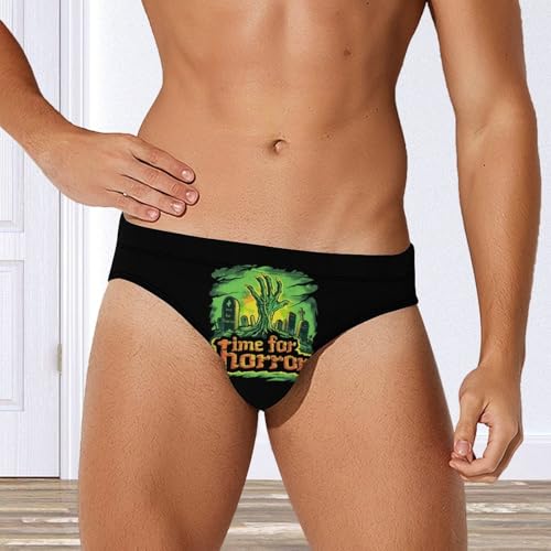 Time for Horror Novelty Men's Swimming Brief Swimwear Pants Trunks Beach Shorts Underwear4
