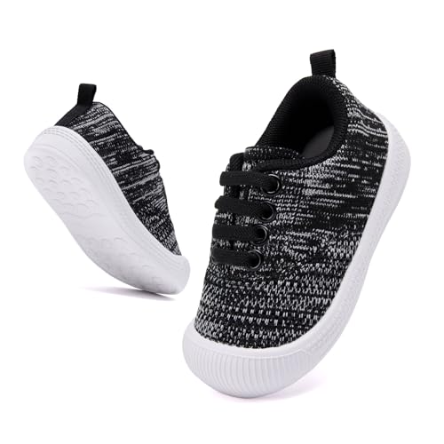 Image of BMCiTYBM Baby Toddler Walking Shoes Infant Boy Girl First Walker Sneakers | Tennis Barefoot Shoes Breathable Lightweight Non-Slip Comfortable Stylih Casual Outdoor Indoor