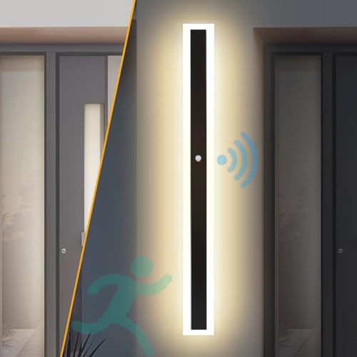 Lámpara de pared con sensor de movimiento y luz natural LED minimalista