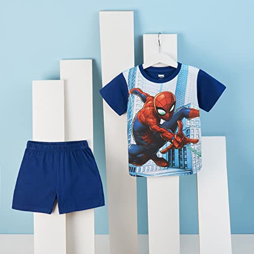 Marvel Boys Pyjamas Superhero Kids Short PJs3