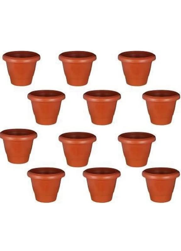 JCA Plastic Flowering Flower Planter Pot Stylish Indoor Outdoor Gamla