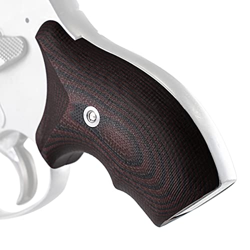 Vz Grips Smith & Wesson J-Frame 320 Gun Grip, Concealed Carry And Everyday, Superior Comfort, Superior Control, Made In The Usa, Black Cherry, 2 Panels #TOP2