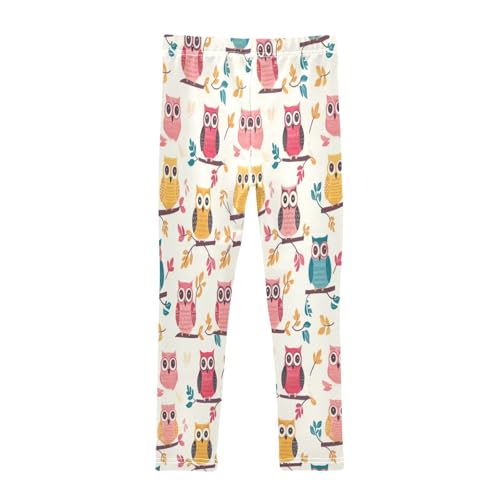 Toddler Girls Leggings Printed Yoga Pants Leggings Red Blueowl for Kids2