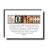 Football Coaches Prayer Gift, Football Gift for Coach, 8x10 PRINT on photo paper