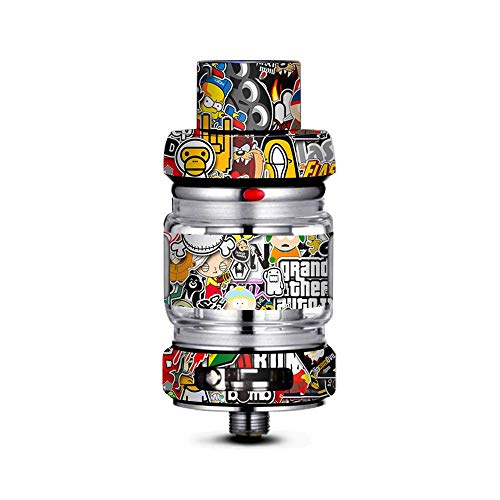 IT'S A SKIN Decal Vinyl Wrap Compatible with FreeMax Mesh Pro Tank/Sticker Slap
