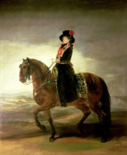 Tableau sur toile Maria Luisa de Goya pour décoration de bureau élégante