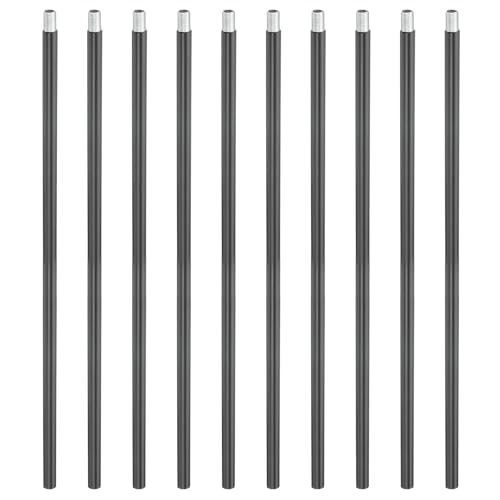 M10 x 1mm Tige de Prolongement Filetée Noire 12 Pouces avec Raccords pour Suspension