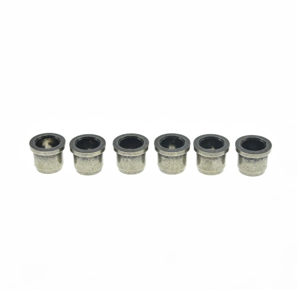 Dopro Set of 6 Brass String Through Body String Ferrules 5/16