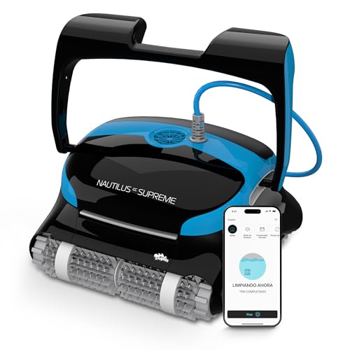 Dolphin Nautilus CC Supreme Robot limpiafondos Piscina automático - Sube Paredes, para Piscinas enterradas de 15m