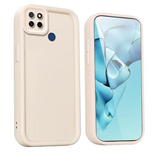 WBWONE Funda para Realme C21Y / C25Y - Carcasa Protectora de Silicona Premium con Diseño Elegante y Antigolpes - Blanco