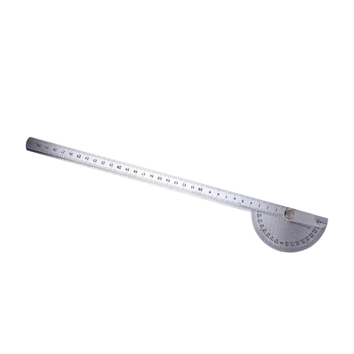 Règle d'angle précise en acier inoxydable durable avec tête ronde - 8