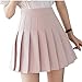 NH Printemps Été Jupe Short Femme Taille Mini School Short Rose, rose, 40