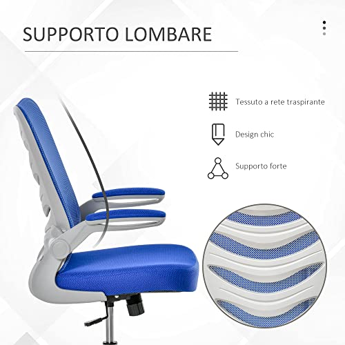 Vinsetto Sedia da Ufficio Ergonomica, Poltrona