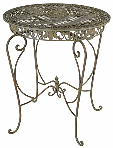 Gartentisch Jugendstil Tisch Eisentisch Garten Vintage Metalltisch WK001...