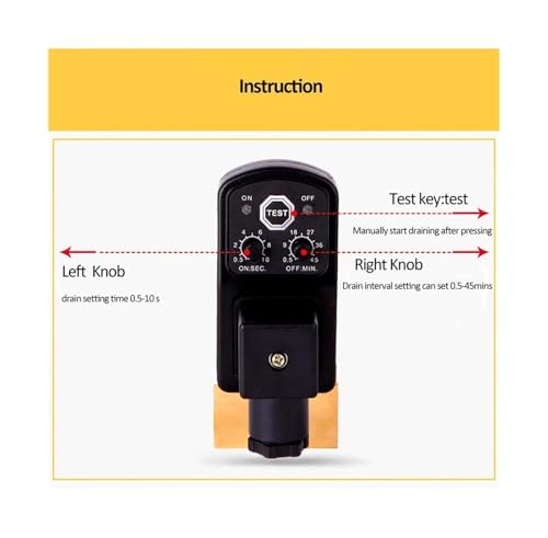 Eviter l'accumulation d'eau avec le drain électrique 1/2 laiton 24V
