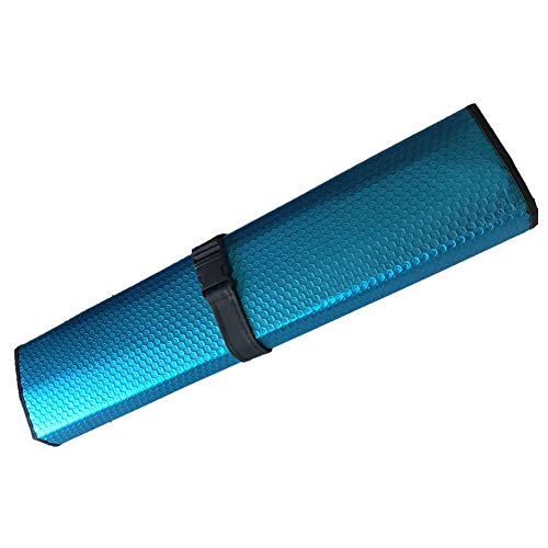 Car Windshield Sunshade-Thicken 5-Layer Bubble Block Heat And Sun Uv Rays,Front Windshield Sun Shade,Sun Visor For Car- Keeps Your Vehicle Cool - 58 X 27.5 Inch (Blue) #TOP4