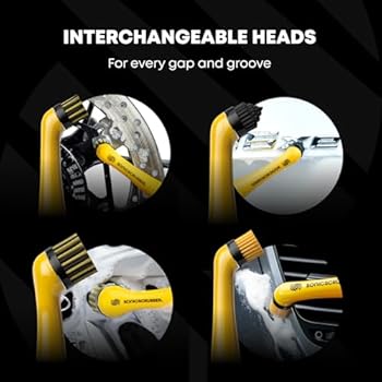 SonicScrubber Pro Detailer Brush - High Power Motor - Includes 4 Brush