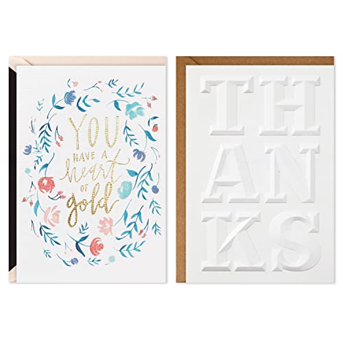 Hallmark Signature Pack Of 2 Thank You Cards, Nurses Day Cards (Heart Of Gold) #TOP7