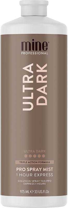MINETAN BODY.SKIN Solução para Bronzeamento por Spray Ultra Dark com Fragrância de Coco